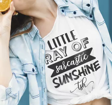 Little ray of sunshine t-shirt - Tenstickers