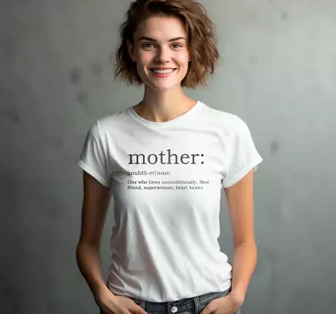 Mamma definition mors dag tees - Tenstickers