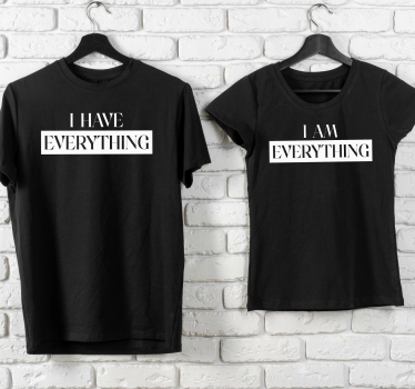 Matchar allt citat par t-shirt - Tenstickers
