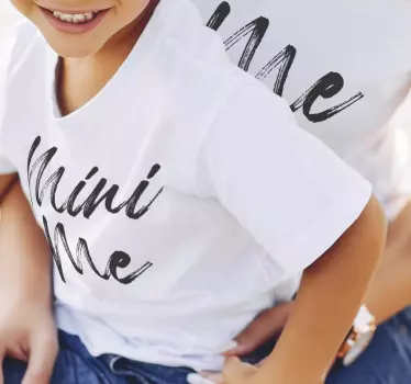 Mig och mini mig skjorta mor och dotter skjorta - Tenstickers