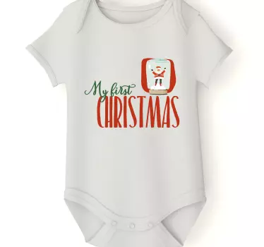 Min första jul-t-shirt för jul-t-shirts - Tenstickers