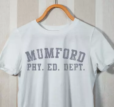 Moms utbildande hyllning t-shirt - Tenstickers