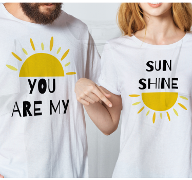 Mors och dotter t-shirt du är mitt ljus - Tenstickers