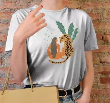 Mors och dotter t-shirt kattens kärleksstund - Tenstickers