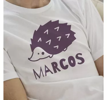 Mors och dotter t-shirt söt igelkott design - Tenstickers