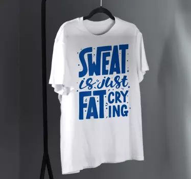 Motiverande kondition t-shirt - Tenstickers