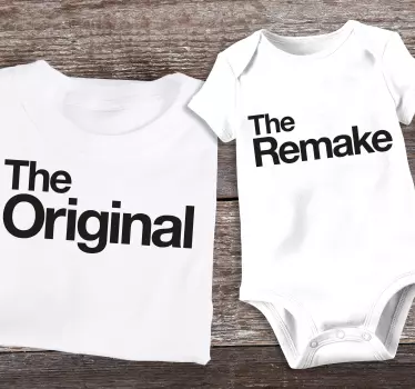 Original y remake far och son matchande skjortor - Tenstickers