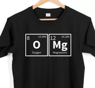 Oxygen magnesium element t-shirt - Tenstickers