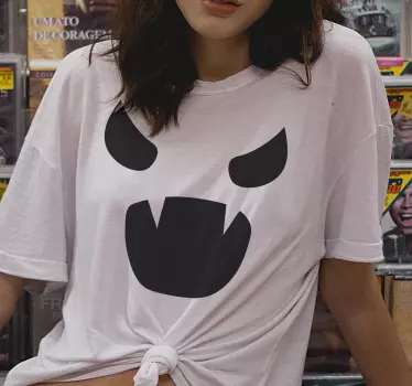 Pumpa halloween t-shirt - Tenstickers