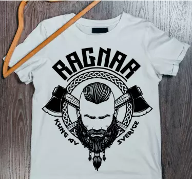Ragnar lodbrok personlig anpassad t-shirt - Tenstickers