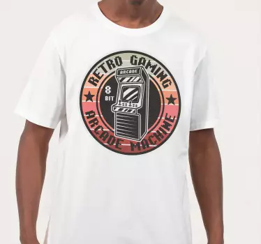 Retro arcade machine t-shirt - Tenstickers