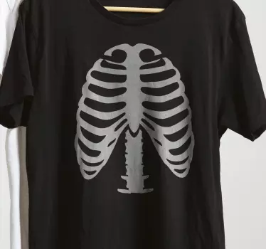 Revben skelet halloween t-shirt - Tenstickers