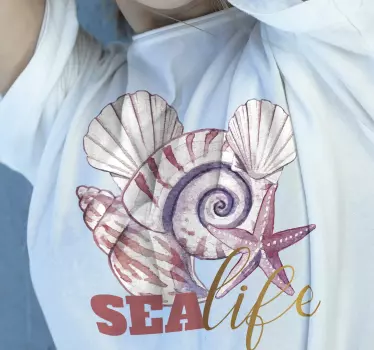 Sea life t-shirt - Tenstickers