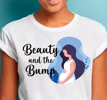 Skönhet och kram mors och dotter t-shirt - Tenstickers