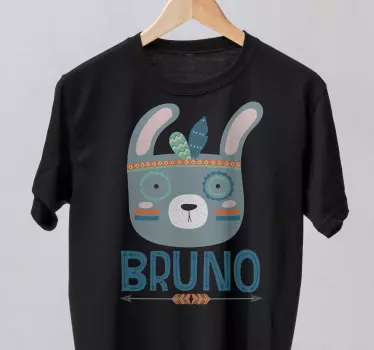 Söt kaninansikte bebis t-shirt - Tenstickers