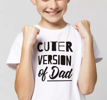 Sötare version far och son t-shirt - Tenstickers