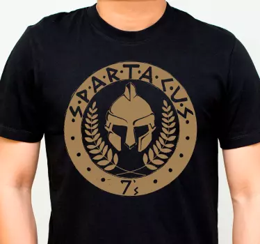 Spartan helmet inspiration t-shirt - Tenstickers
