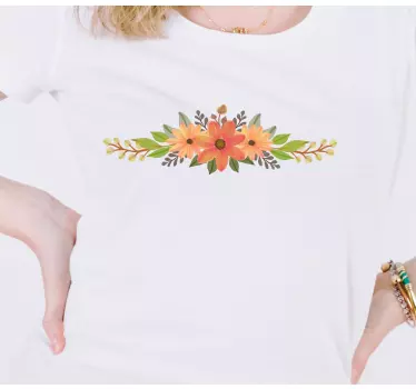 Stor och liten blommat-tröja - Tenstickers