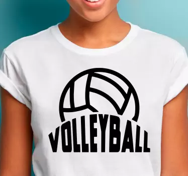 Styliga volleybolltröjor t-shirt - Tenstickers