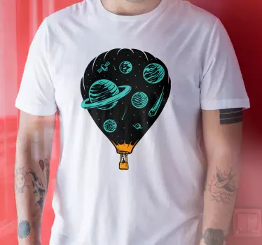 T-shirt Äventyr genom rymden - Tenstickers