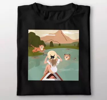 T-shirt Äventyr med tigrar - Tenstickers