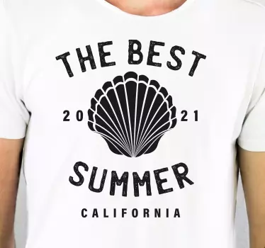 T-shirt den bästa sommaren - Tenstickers