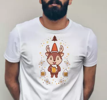T shirt halloween glädjefylld renfest - Tenstickers