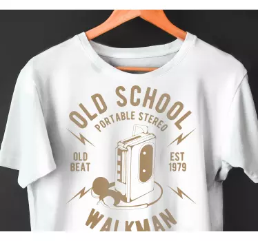 T-shirt old school musik retro - Tenstickers