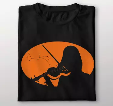 T-shirt violinist under stjärnorna - Tenstickers