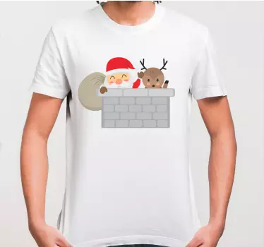 T-shirts för jultomten och renar - Tenstickers