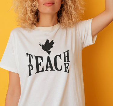 Teach peace t-shirt - Tenstickers