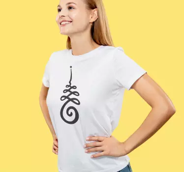 Unalome symbol t-shirt - Tenstickers