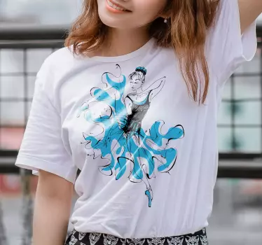 Vacker dansare t-shirt - Tenstickers