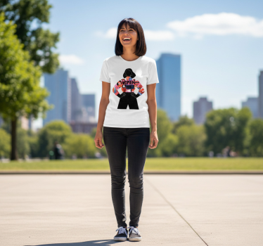 T-shirt kvinnor och makt collage - Tenstickers