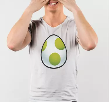 Yoshi ägg mario barn skjorta - Tenstickers