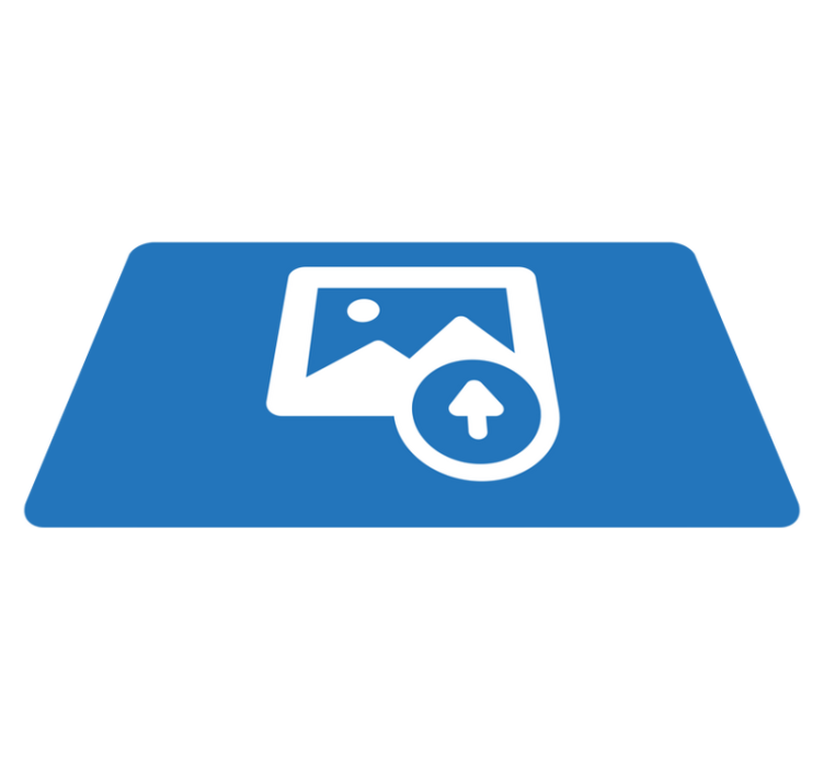 Personlig bild Vinylmatta namn - Tenstickers