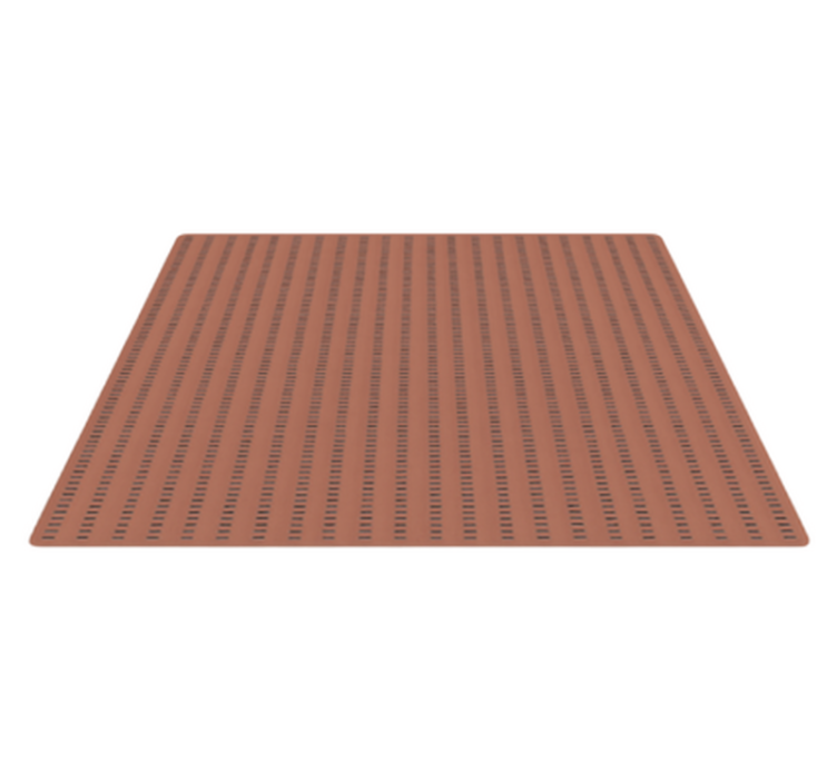 Strecklinjedesign Vinylmatta balkong - Tenstickers