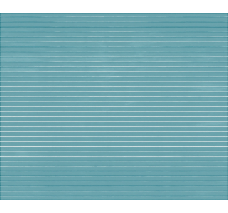 Horisontella ränder design Vinylmatta blå - Tenstickers