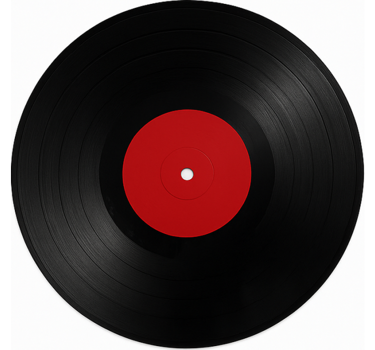 Jättelik vinylskiva Vinylmatta Matsal - Tenstickers