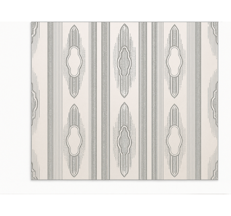 Invecklad etnisk geometri Vinylmatta Matsal - Tenstickers