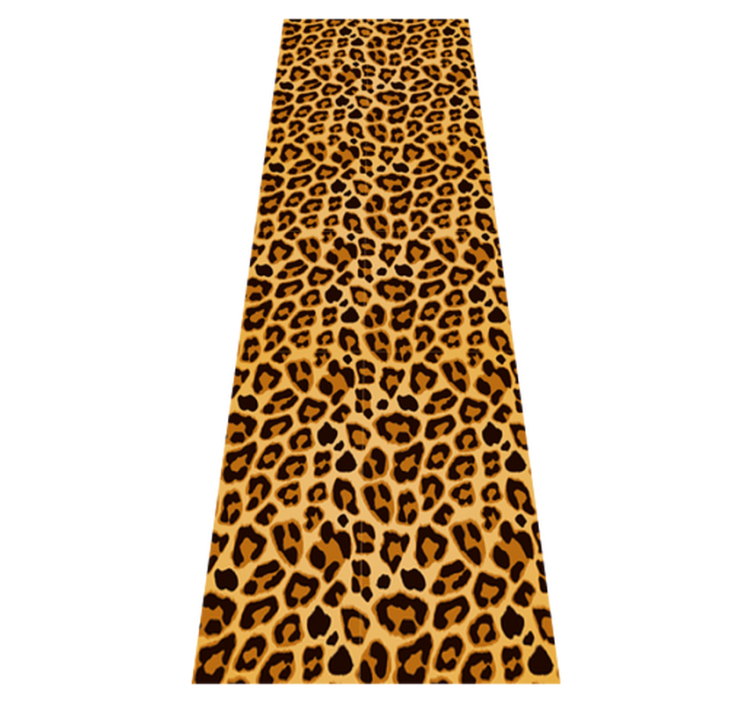Vinylmatta djur leopard enkel tryck - Tenstickers