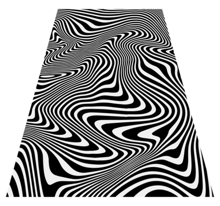 Vinylmatta djur zebra 3d-effekt - Tenstickers