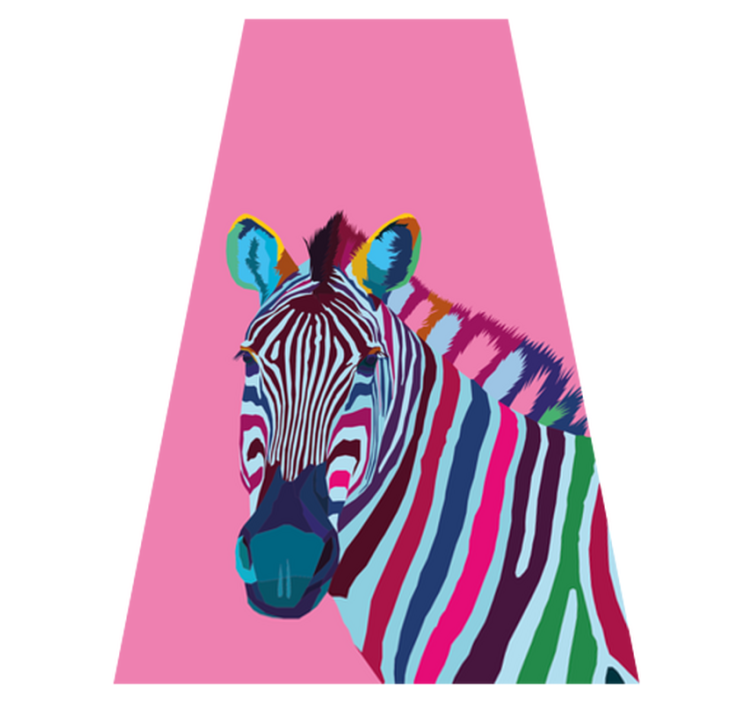 Vinylmatta djur zebra pop art iphone - Tenstickers