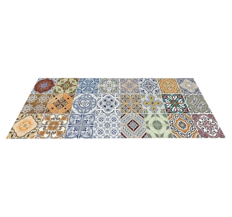 Vinylmatta kök ekletisk medelhavsstil - Tenstickers