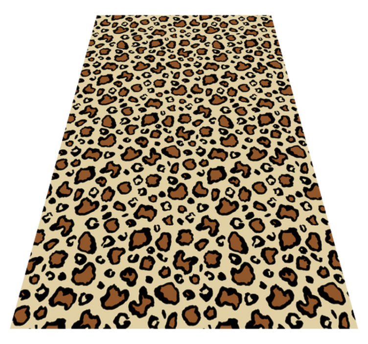Vinylmatta djur klassisk leopardmönster - Tenstickers