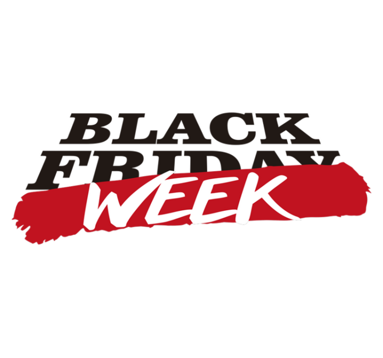 Black friday vecka vinylmatta - Tenstickers