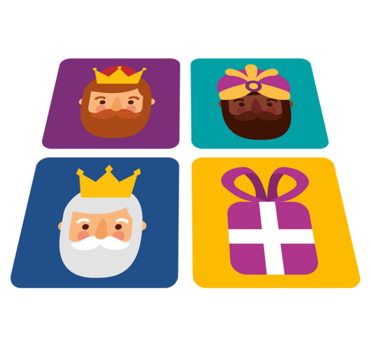 Vinylmatta jul tre kungars paket - Tenstickers