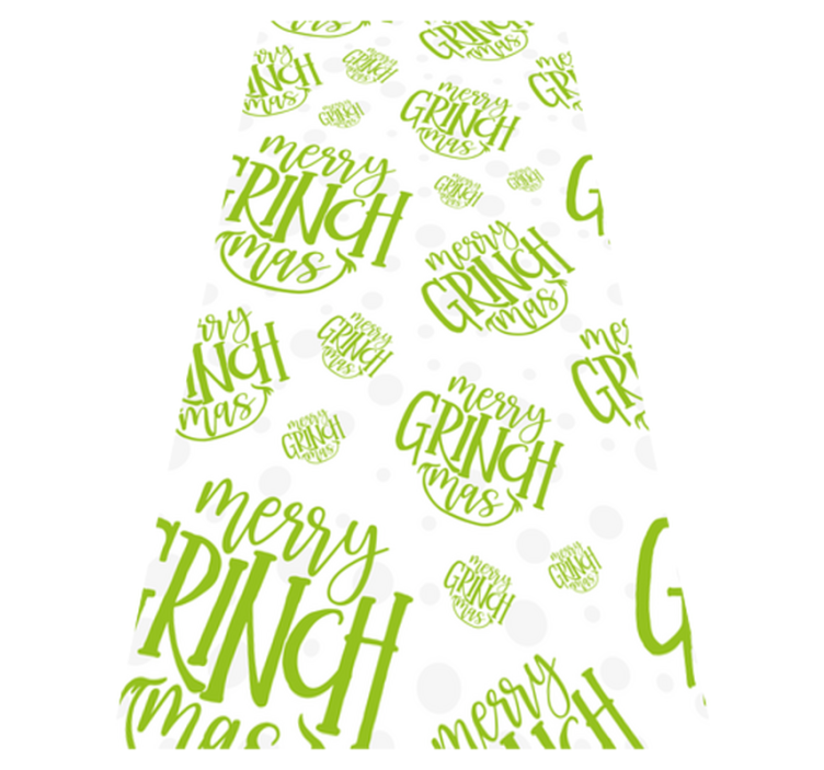 Vinylmatta jul god jul grinch originaldesign - Tenstickers