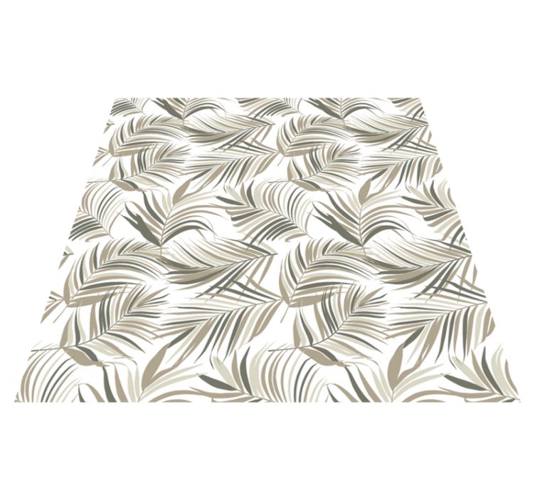 Vinylmatta blommor och växter frodig mystisk natur - Tenstickers