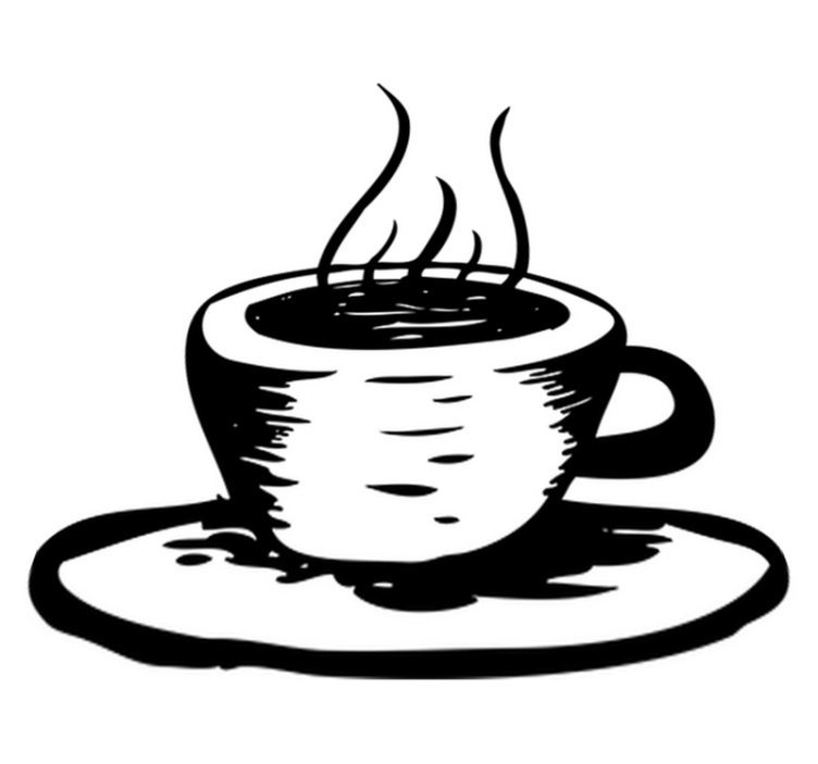 Vinylmatta kök kaffe med mjölk - Tenstickers